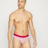 Pier One Uomo 3 PACK - Slip - Red/white