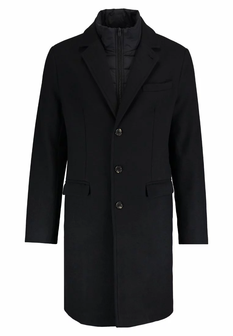 Pier One Uomo Cappotto Classico - Navy 9 Pier One Uomo Cappotto Classico - Navy - immagine 7