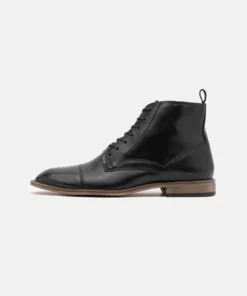 Pier One Uomo Stivaletti Stringati - Black