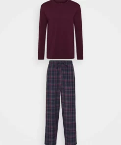 Pier One Uomo Pigiama - Bordeaux/dark Blue