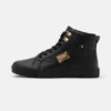 Pier One Unisex Sneakers Alte - Black/gold-coloured