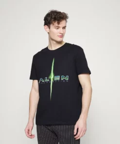 Pier One Uomo T-shirt Con Stampa - Black
