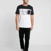 Pier One Uomo T-shirt Con Stampa - White/black -Offerta Economica Pier One 0b84ba854c504be4b1c110cd5556e56d
