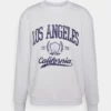 Pier One Uomo COLLEGE CREW NECK - Felpa - White