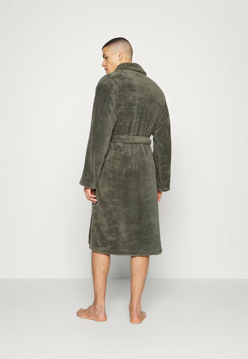 Pier One Uomo Accappatoio - Khaki 5 Pier One Uomo Accappatoio - Khaki - immagine 3