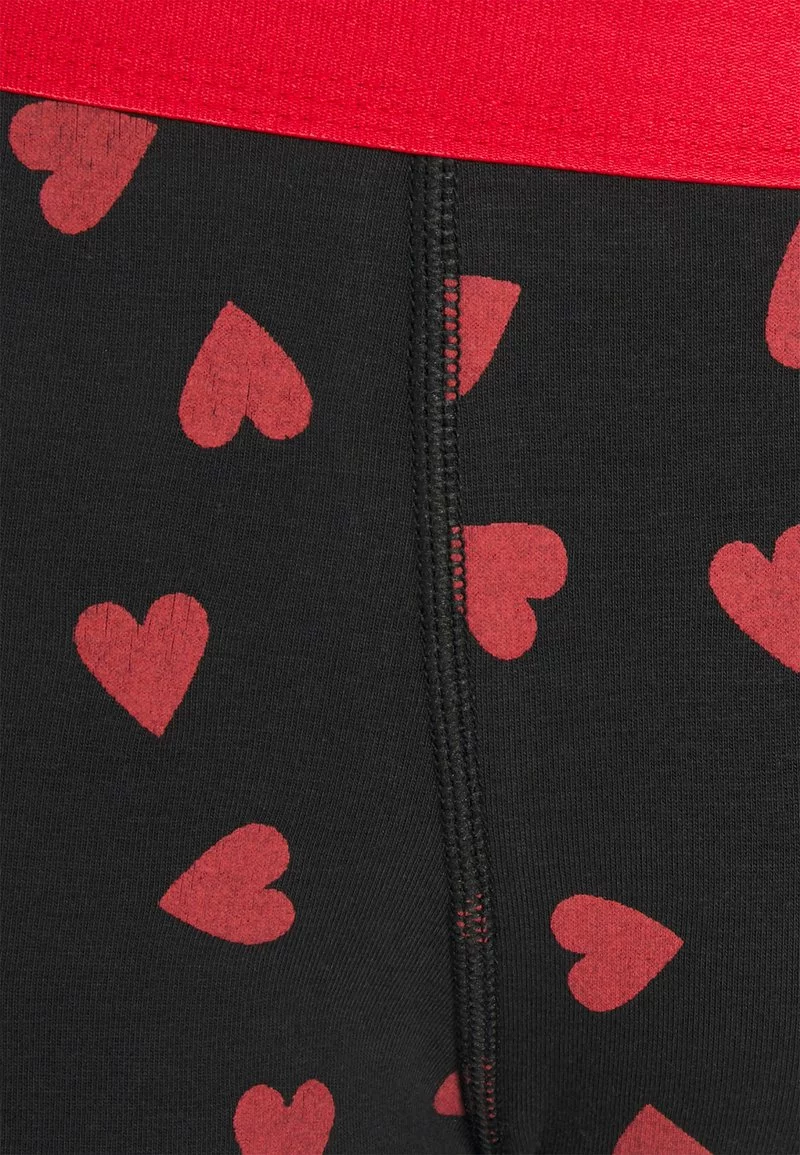 Pier One Uomo VALENTINE'S HEARTS BOXERS 2PACK - Culotte - Black/red 7 Pier One Uomo VALENTINE'S HEARTS BOXERS 2PACK - Culotte - Black/red - immagine 5