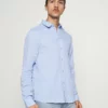 Pier One Uomo Camicia - Mottled Blue