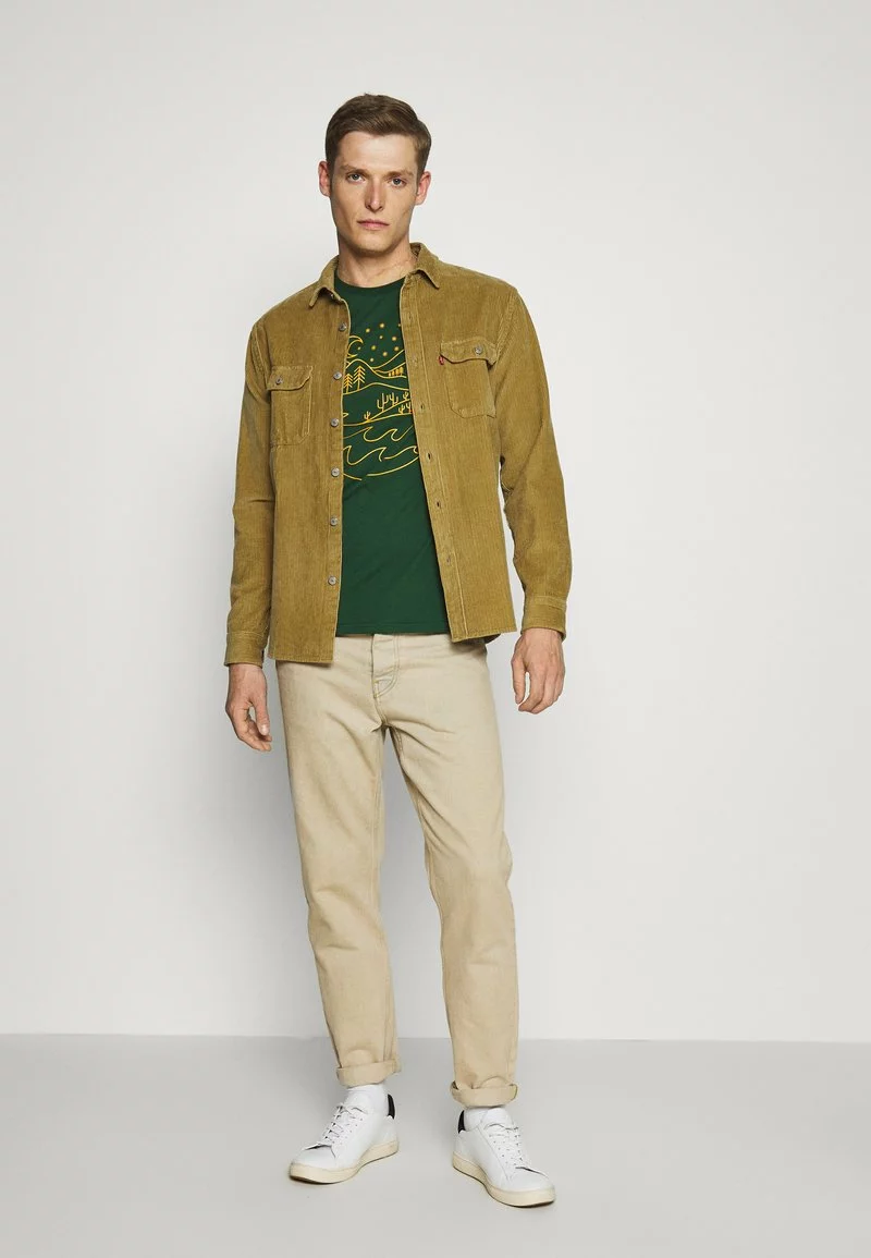 Pier One Uomo T-shirt Con Stampa - Dark Green 4 Pier One Uomo T-shirt Con Stampa - Dark Green - immagine 2