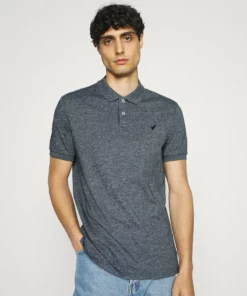 Pier One Uomo Polo - Mottled Blue