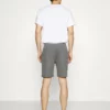 Pier One Uomo LOUNGE HENLEY SHORTS - Pantaloni Del Pigiama - Mottled Dark Grey -Offerta Economica Pier One 206c75e175194659bb3341dd87ee8362
