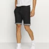 Pier One Uomo Shorts - Mottled Black