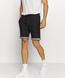 Pier One Uomo Shorts - Mottled Black