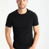 Pier One Uomo T-shirt Basic - Black -Offerta Economica Pier One 240072a406dd48c99e12c4f14a21d70a
