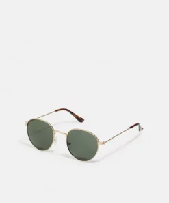 Pier One UNISEX - Occhiali Da Sole - Gold-coloured/green