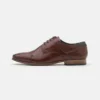 Pier One Uomo LEATHER - Stringate - Brown