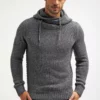 Pier One Uomo Felpa Con Cappuccio - Dark Grey Melange