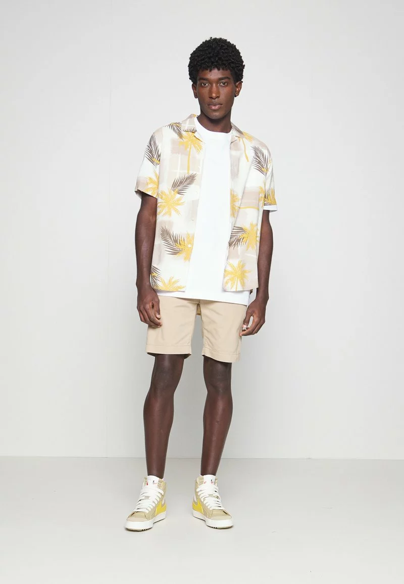 Pier One Uomo 2 PACK - Shorts - Dark Blue/tan 4 Pier One Uomo 2 PACK - Shorts - Dark Blue/tan - immagine 2