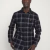 Pier One Uomo Camicia - Dark Grey