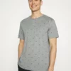 Pier One Uomo T-shirt Con Stampa - Grey