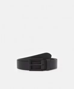 Pier One Uomo LEATHER - Cintura - Black