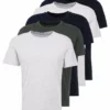 Pier One Uomo 5 PACK - T-shirt Basic - Dark Blue/grey/khaki -Offerta Economica Pier One 325cf046ffc64432affa66ab60fd39f6