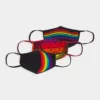 Pier One 3 PACK UNISEX - Maschera In Tessuto - Black/multi-coloured