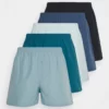 Pier One Uomo 5 PACK - Boxer - Dark Blue/blue/light Blue