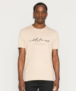 Pier One Uomo T-shirt Con Stampa - Tan