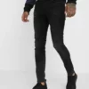 Pier One Uomo Jeans Skinny Fit - Black Denim