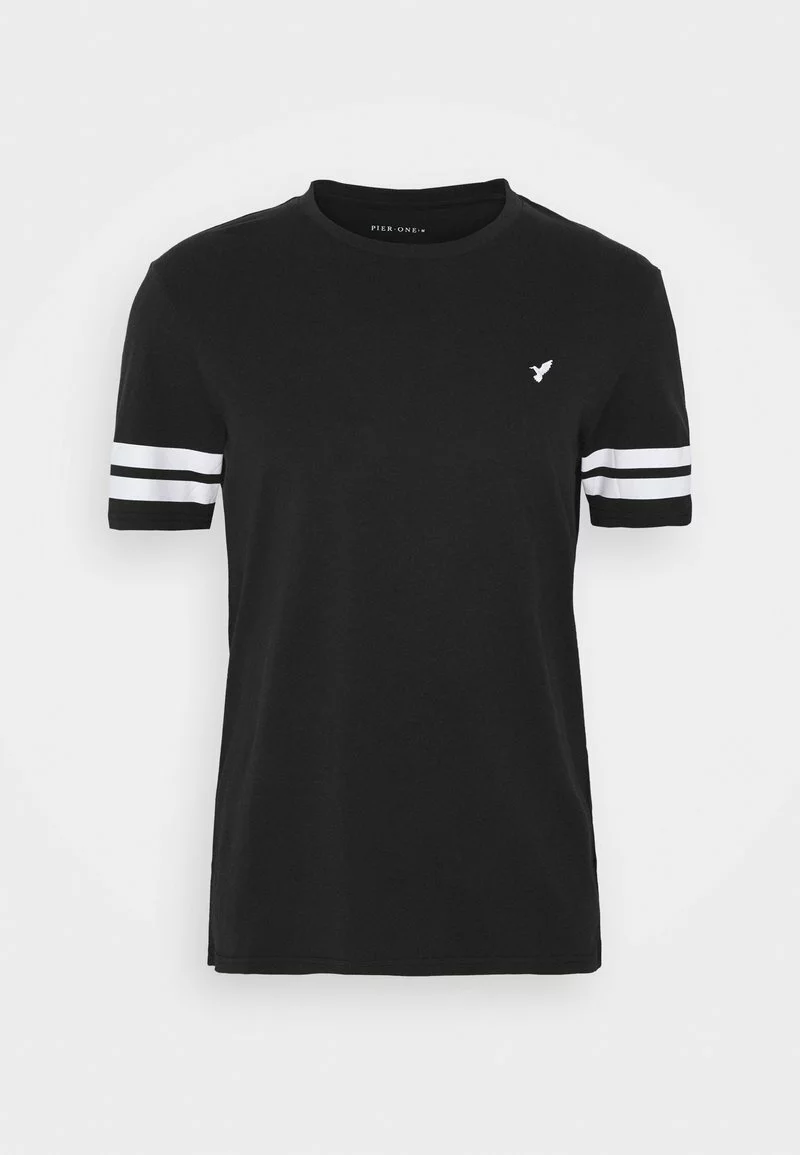 Pier One Uomo T-shirt Con Stampa - Black 7 Pier One Uomo T-shirt Con Stampa - Black - immagine 5