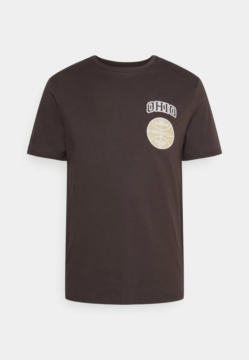 Pier One Uomo GRAPHIC T-SHIRT - T-shirt Basic - Brown 10 Pier One Uomo GRAPHIC T-SHIRT - T-shirt Basic - Brown - immagine 8