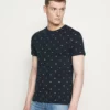 Pier One Uomo T-shirt Con Stampa - Dark Blue