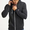 Pier One Uomo Felpa Con Zip - Black