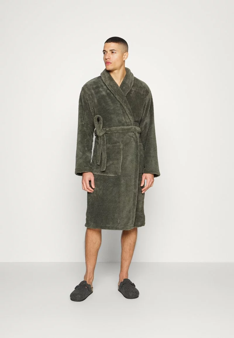 Pier One Uomo Accappatoio - Khaki 4 Pier One Uomo Accappatoio - Khaki - immagine 2
