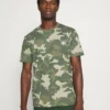 Pier One Uomo T-shirt Con Stampa - Dark Green
