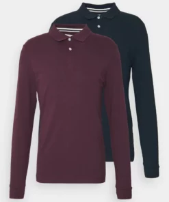 Offerta Economica Pier One 20 Pier One Uomo 2 PACK - Polo - Bordeaux/dark Blue