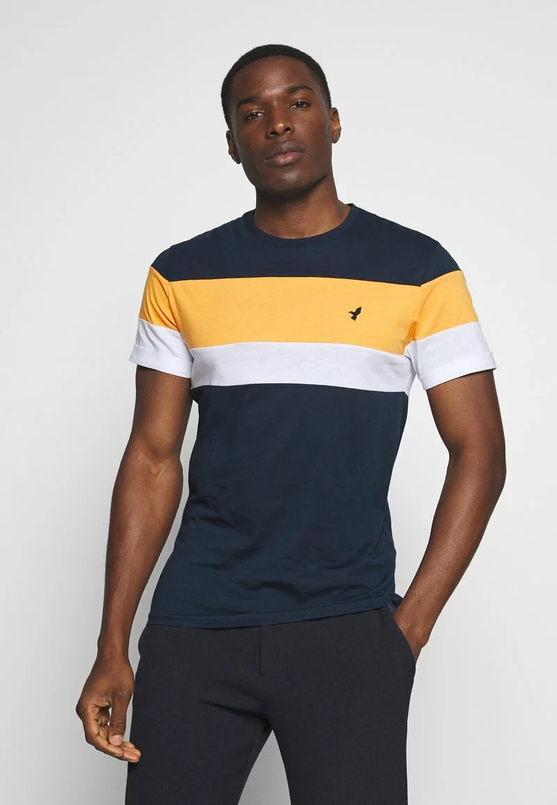 Pier One Uomo T-shirt Con Stampa - Dark Blue 3 Pier One Uomo T-shirt Con Stampa - Dark Blue