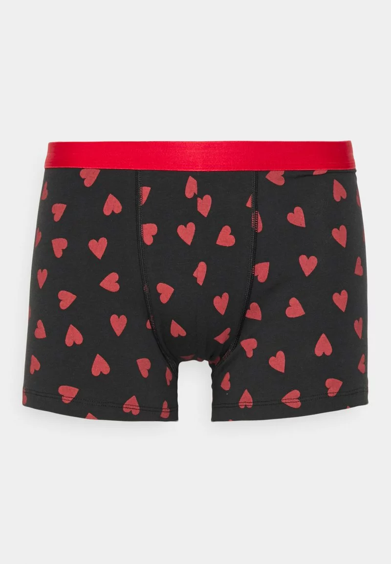 Pier One Uomo VALENTINE'S HEARTS BOXERS 2PACK - Culotte - Black/red 4 Pier One Uomo VALENTINE'S HEARTS BOXERS 2PACK - Culotte - Black/red - immagine 2