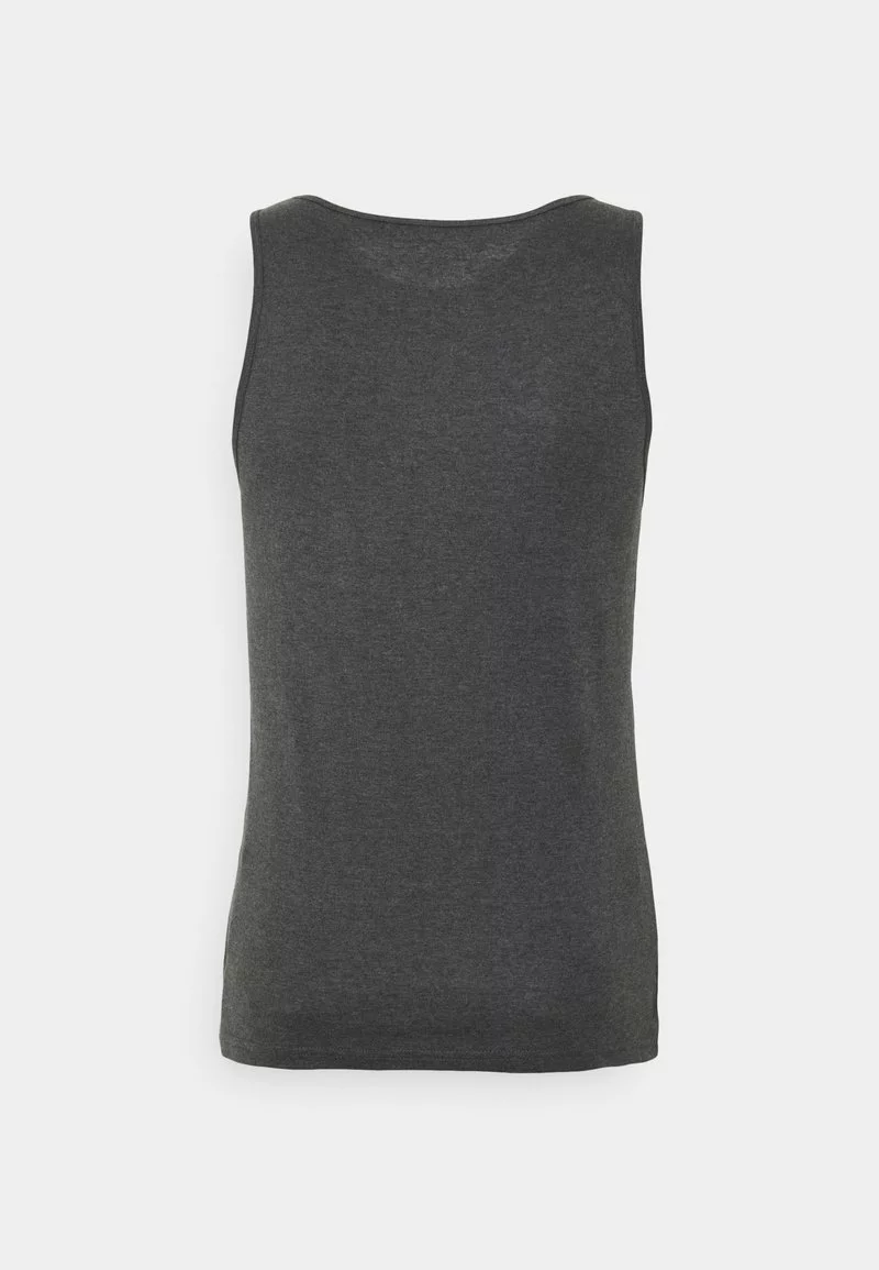 Pier One Uomo 3 PACK - Maglietta Intima - Black/khaki/mottled Dark Grey 5 Pier One Uomo 3 PACK - Maglietta Intima - Black/khaki/mottled Dark Grey - immagine 3