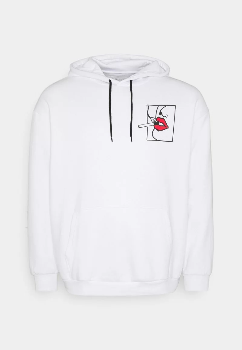 Pier One Uomo Felpa Con Cappuccio - White 8 Pier One Uomo Felpa Con Cappuccio - White - immagine 6