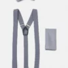 Pier One Uomo SUSPENDER/HOSENTRÄGER SET - Fazzoletti Da Taschino - Grey -Offerta Economica Pier One 4e6a93f589ab421e997fe6d00c89d0cf