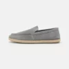 Pier One Uomo LEATHER - Espadrillas - Grey