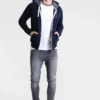 Pier One Uomo Felpa Con Zip - Navy -Offerta Economica Pier One 4f2210d1b8b140e598e9afe6394352fa