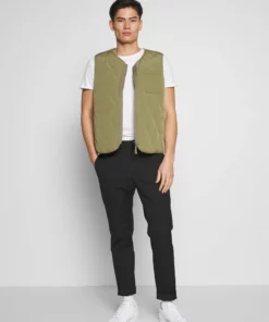 Pier One Uomo 5 PACK - T-shirt Basic - Olive/ White/ Navy /yellow /black