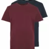 Pier One Uomo 2 PACK - T-shirt Basic - Dark Blue/bordeaux -Offerta Economica Pier One 5ca9e549eb7442b1ada1ae81856f1fde