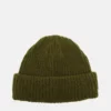 Pier One SHORT MICRO BEANIE UNISEX - Berretto - Green