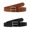 Pier One Uomo UNISEX 2 PACK - Cintura - Black/cognac -Offerta Economica Pier One 606314ca89af4df897ecd2f4805ccc5b