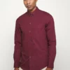 Pier One Uomo Camicia Elegante - Bordeaux -Offerta Economica Pier One 6090c21fbb144c009d9c65053ac28988