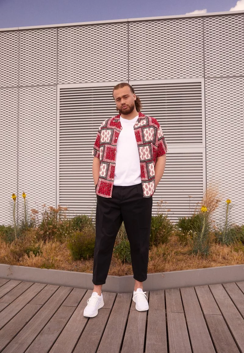 Pier One Uomo PAISLEY - Camicia - Red-beige