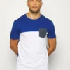 Pier One Uomo T-shirt Con Stampa - Light Blue